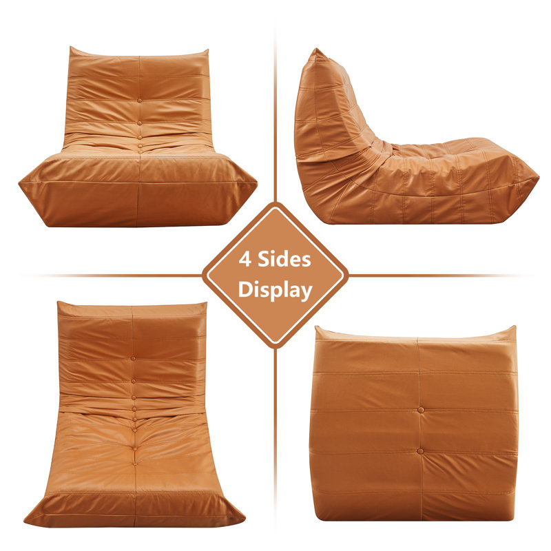 Trule Faux Leather Bean Bag Chair & Lounger & Reviews Wayfair